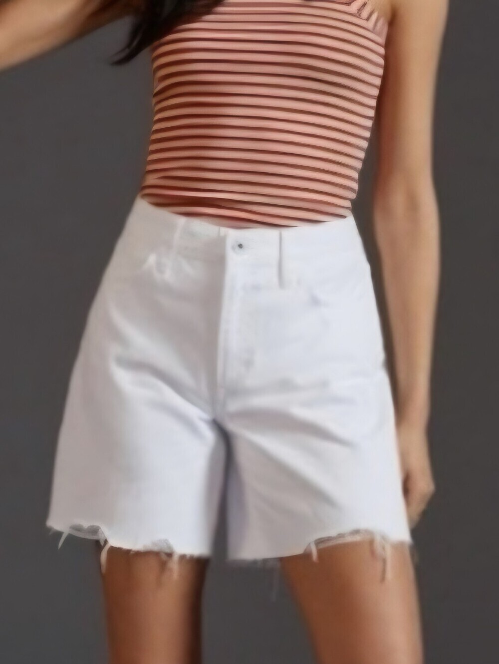 Favorite Daughter White Cotton The Tommy Short Size 27 Waist 30